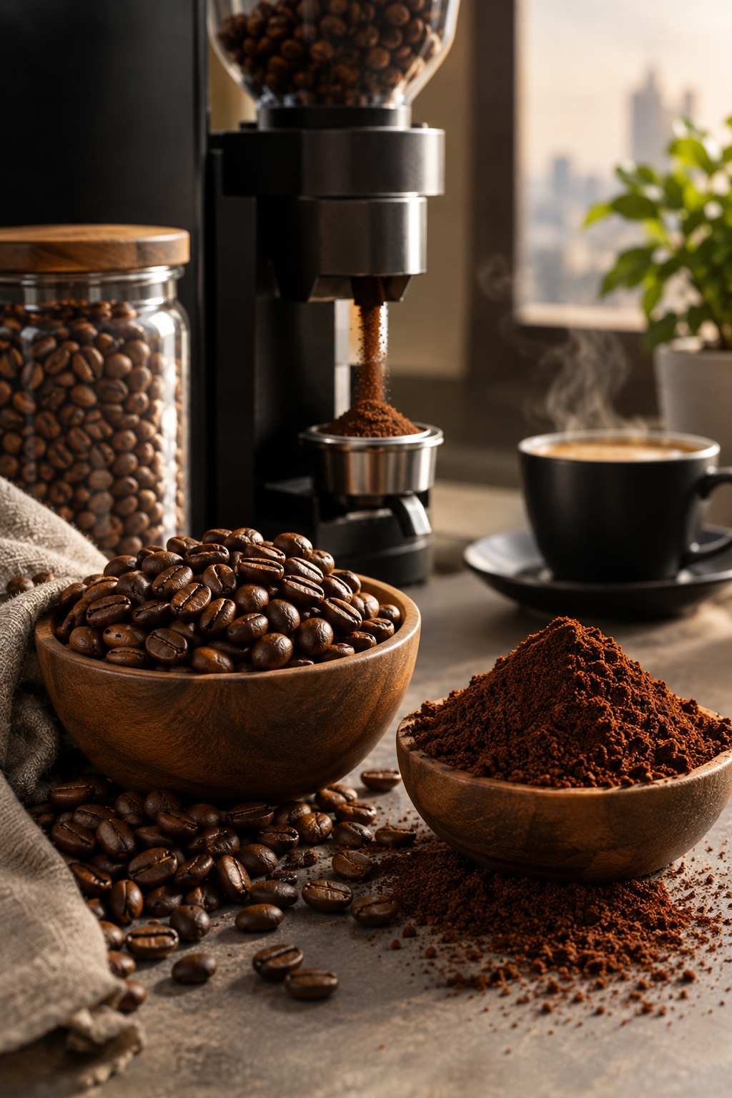 مشخصات وندینگ قهوه؛ تفاوت دستگاه دانه‌ای مدام با دستگاه‌های پودری چیست؟